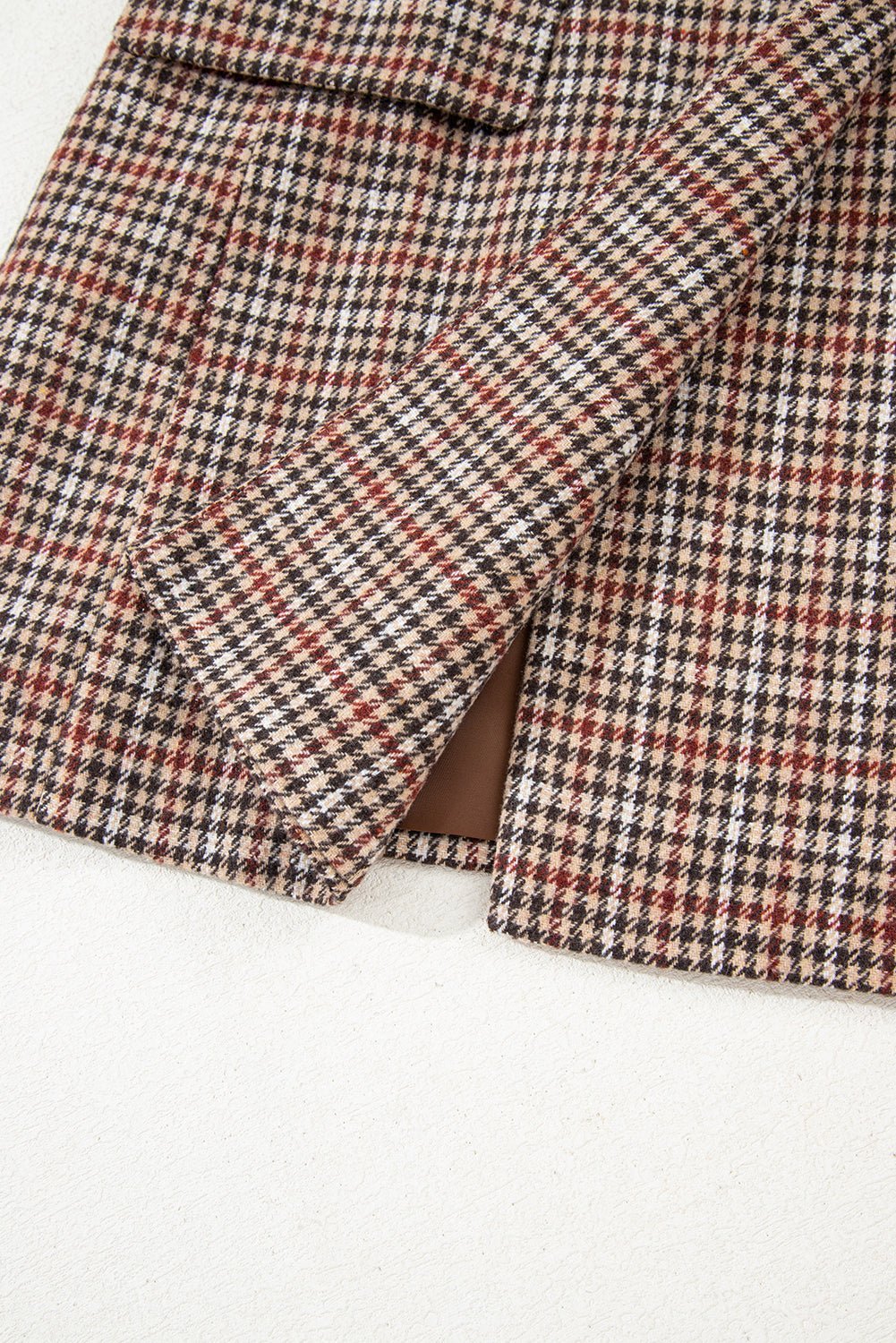 Heritage Brown Houndstooth Blazer - Image 11