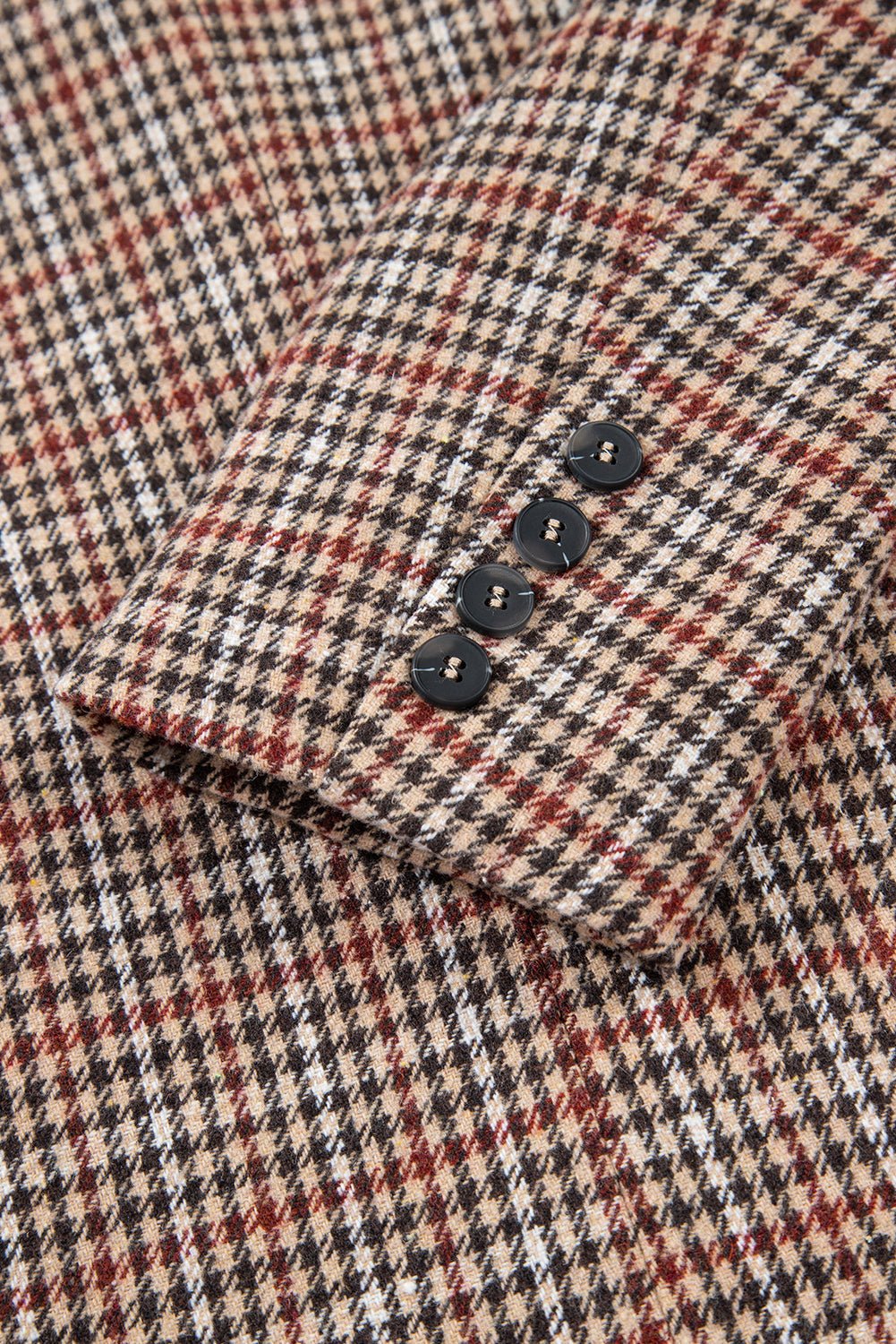 Heritage Brown Houndstooth Blazer - Image 14