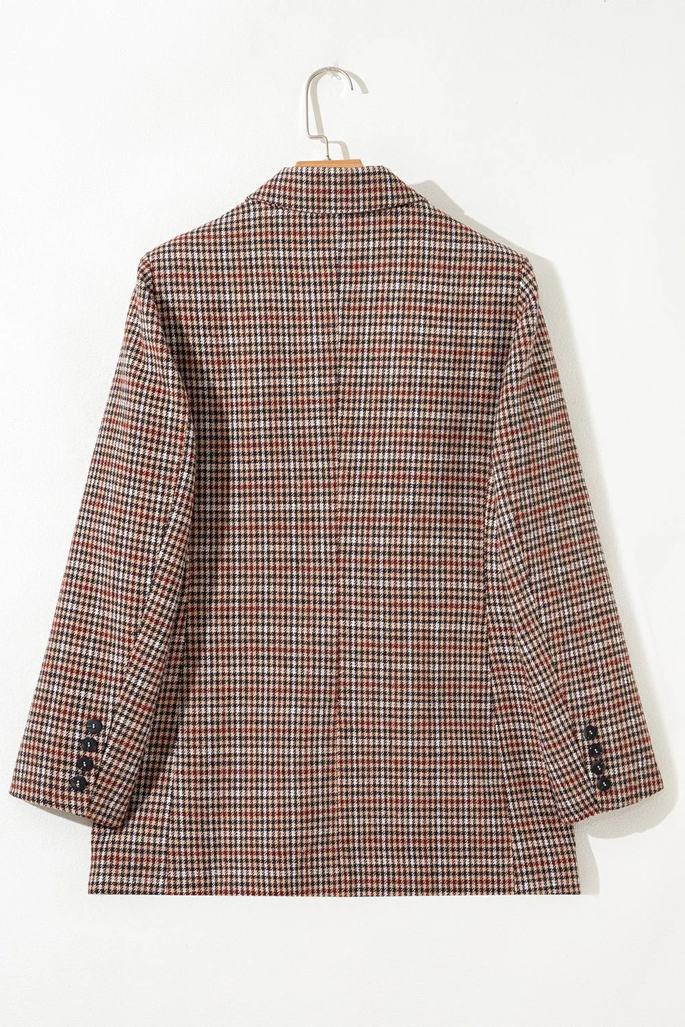Heritage Brown Houndstooth Blazer - Image 17