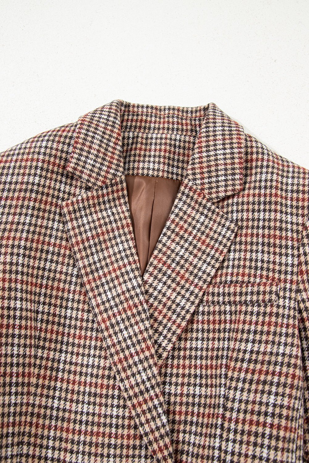 Heritage Brown Houndstooth Blazer - Image 6