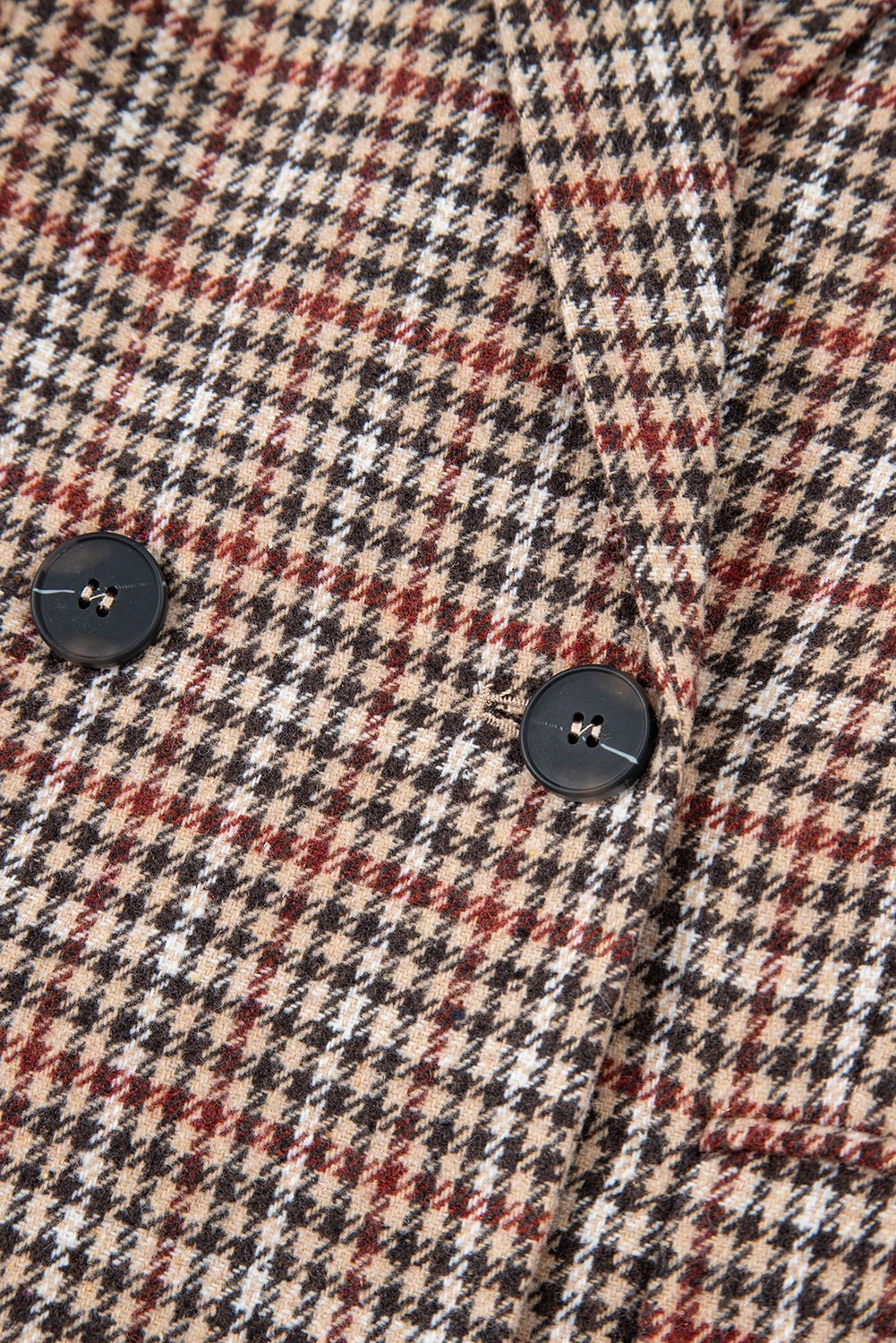Heritage Brown Houndstooth Blazer - Image 9