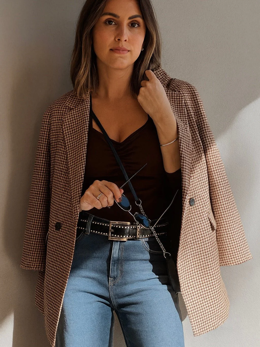 Heritage Houndstooth Blazer - Image 3