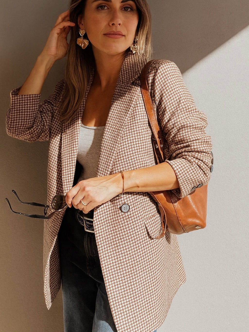 Heritage Houndstooth Blazer - Image 4