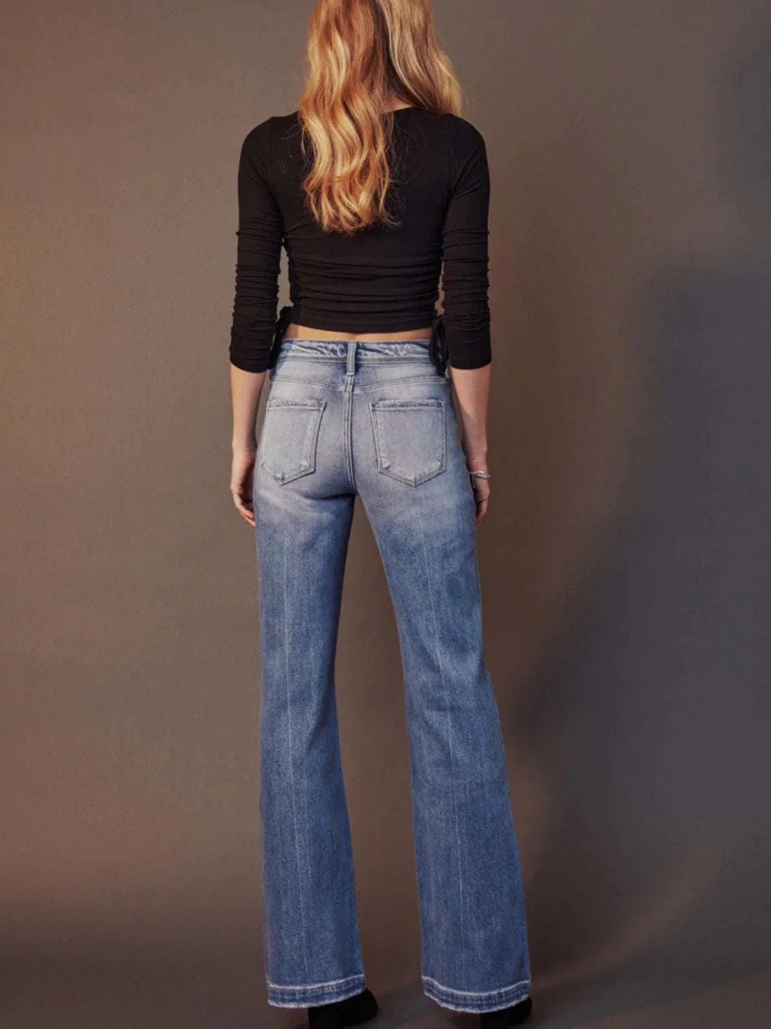 Holly High Rise Flare Kancan Jeans - Image 3