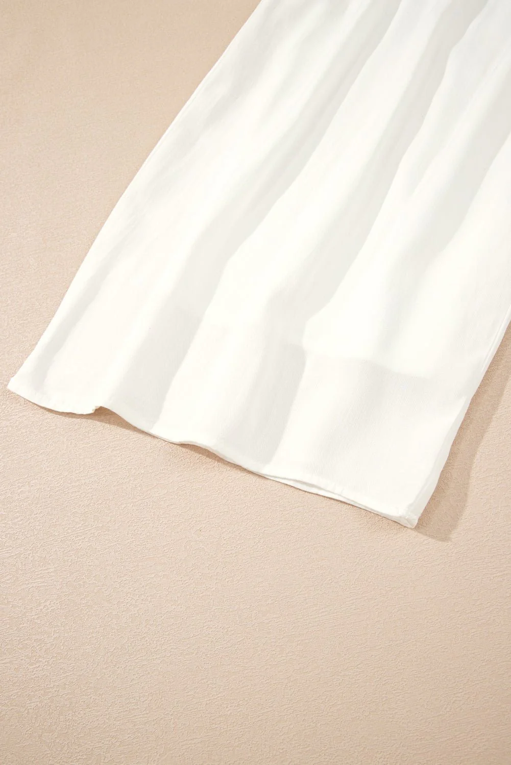 Ivory Drift Pleated Wide Leg Pants - Image 10