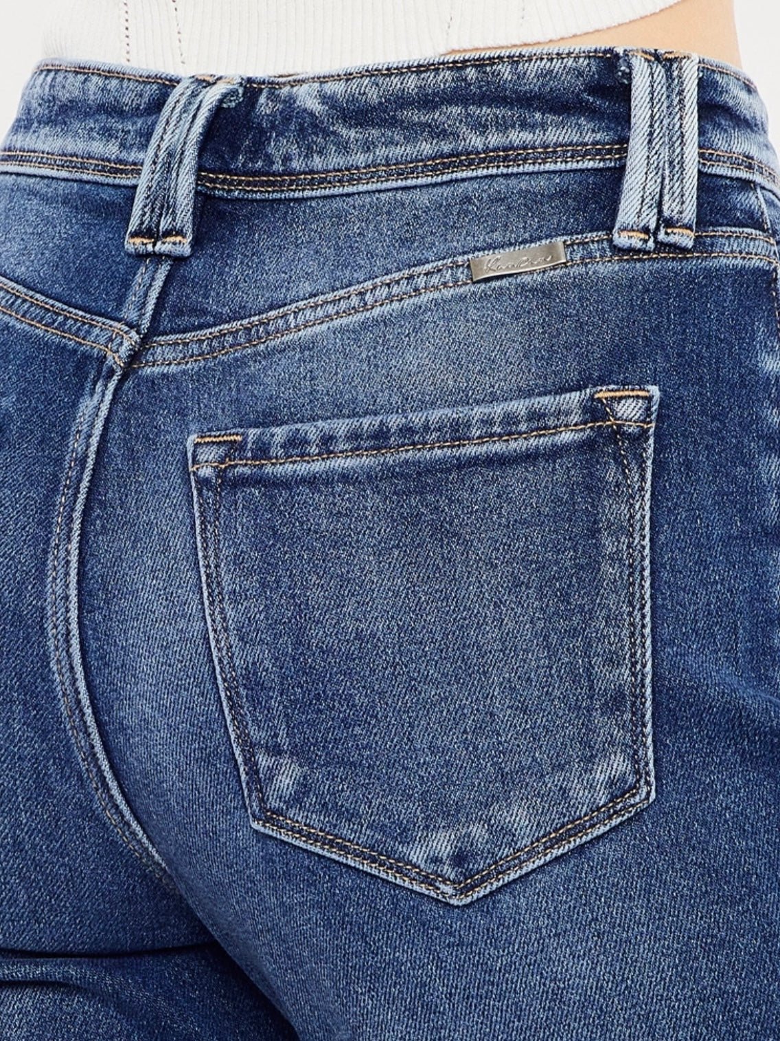 Julia High Rise Flare Kancan Jeans - Image 4