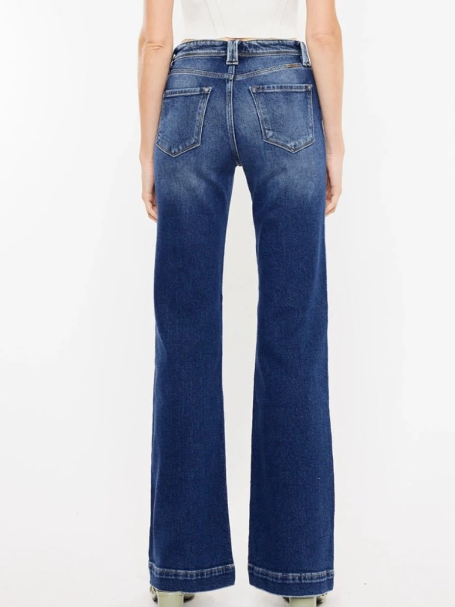 Julia High Rise Flare Kancan Jeans - Image 6