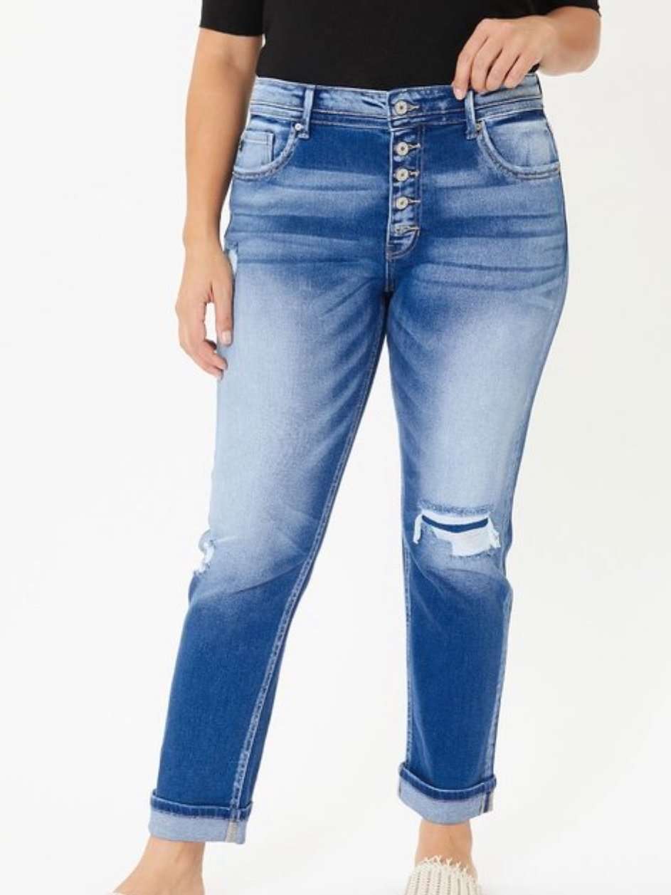Kancan Straight Leg Jeans - Image 10
