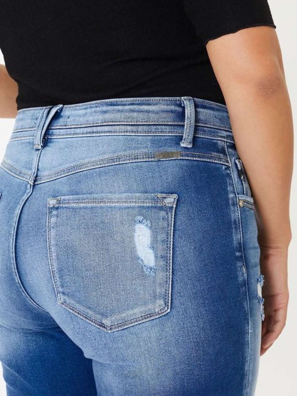 Kancan Straight Leg Jeans - Image 12