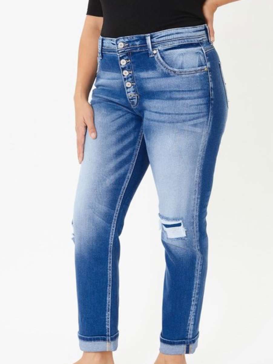 Kancan Straight Leg Jeans - Image 19