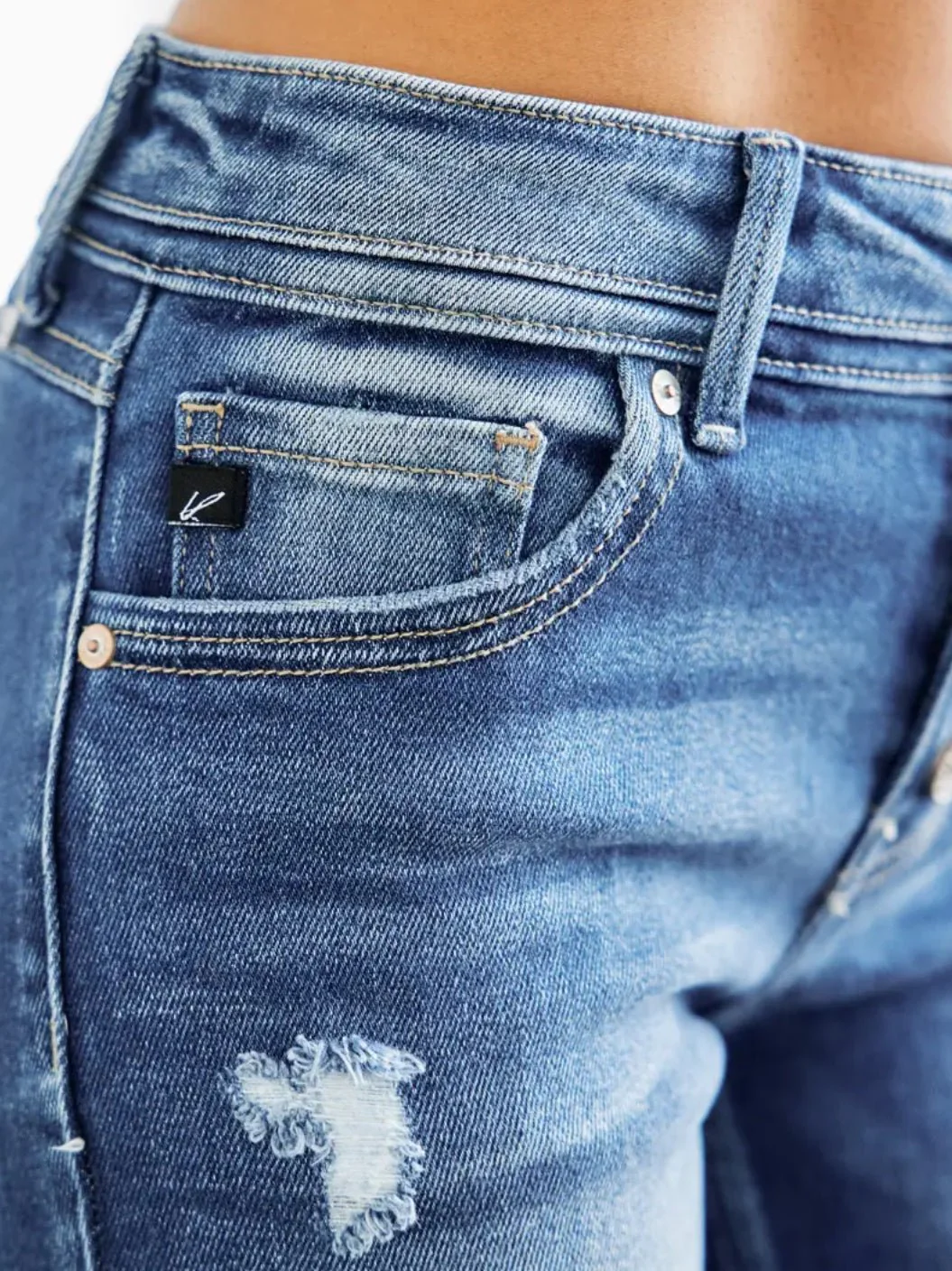 Kancan Straight Leg Jeans - Image 6