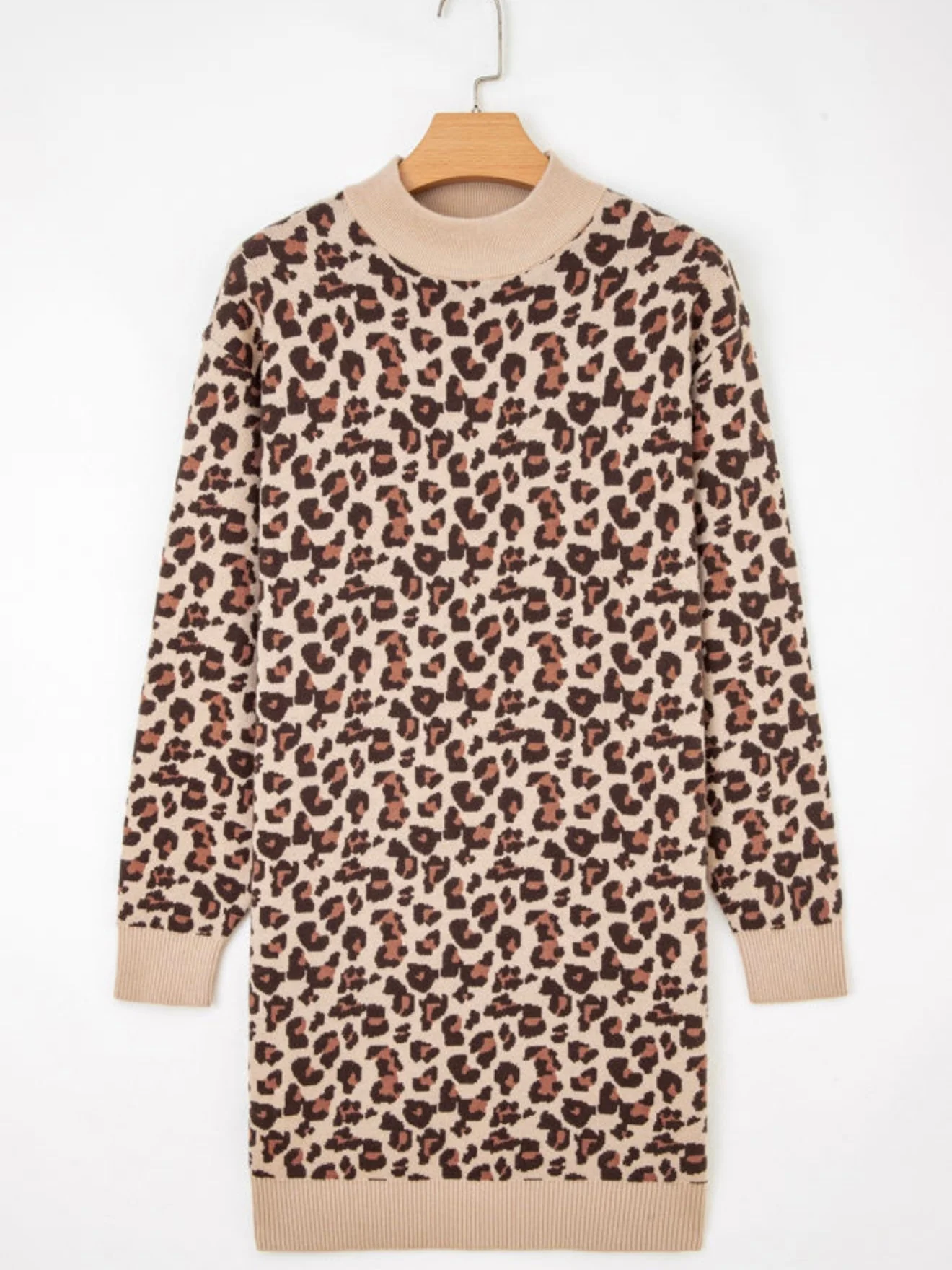 Wild Heart Leopard Sweater Dress - Image 3