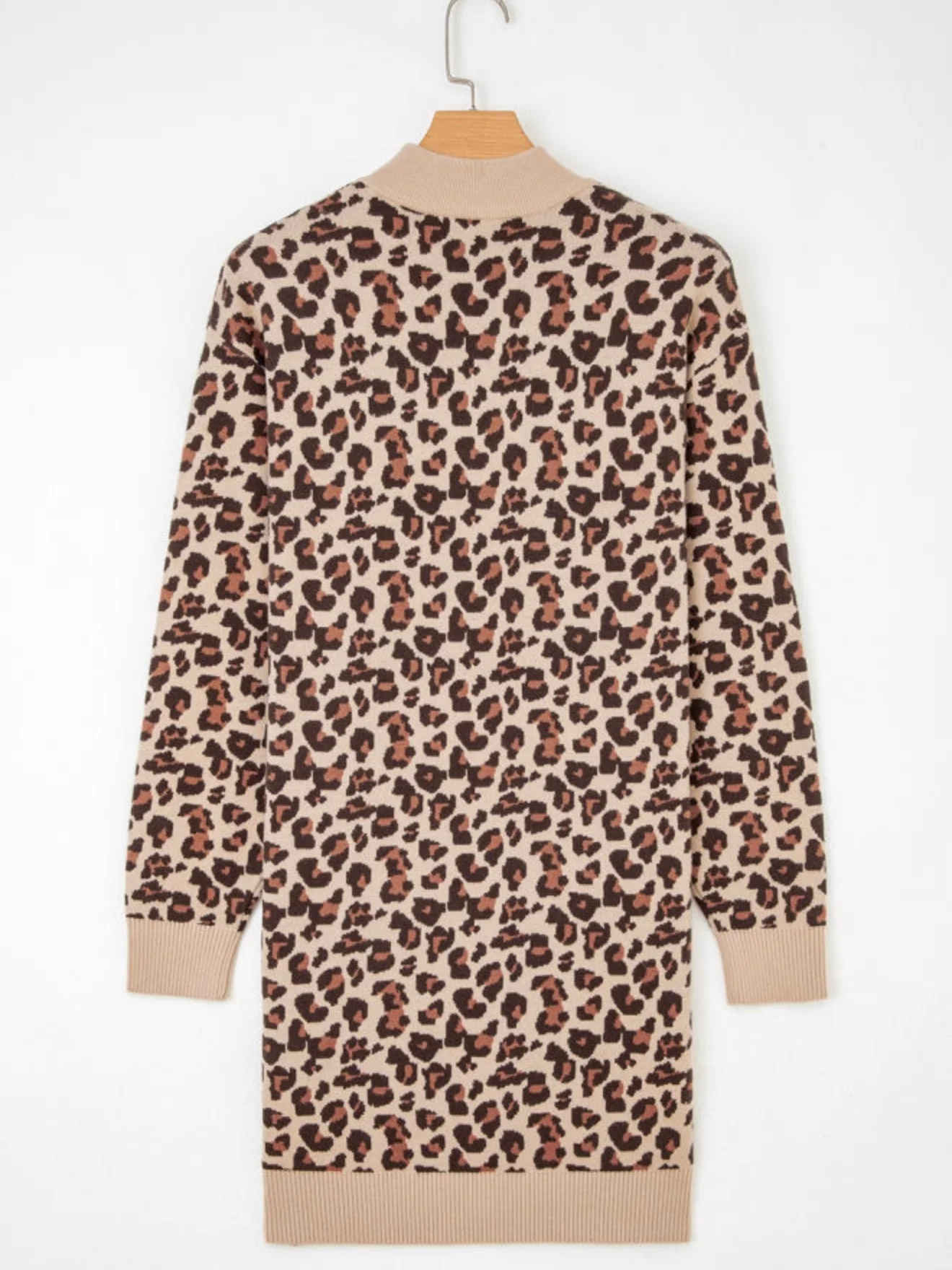 Wild Heart Leopard Sweater Dress - Image 4
