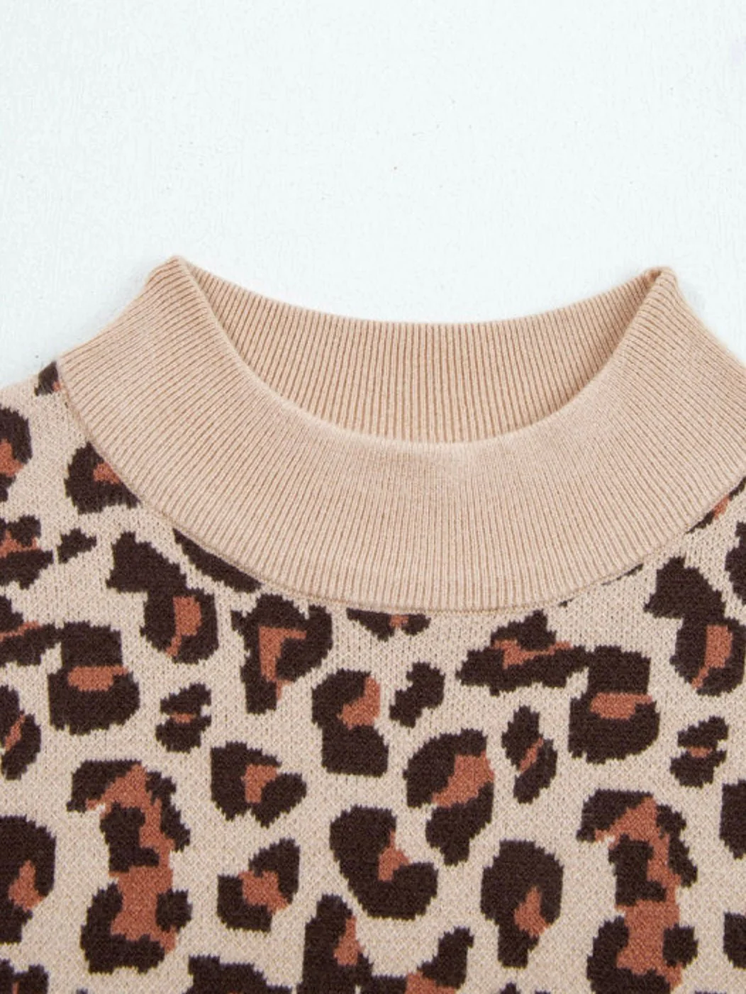Wild Heart Leopard Sweater Dress - Image 5