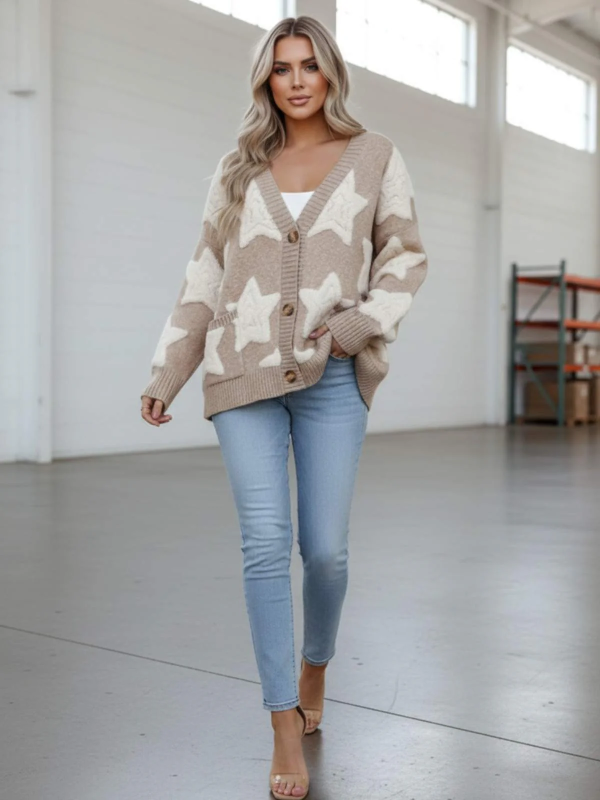 Sherpa Stars Cardigan - Image 14