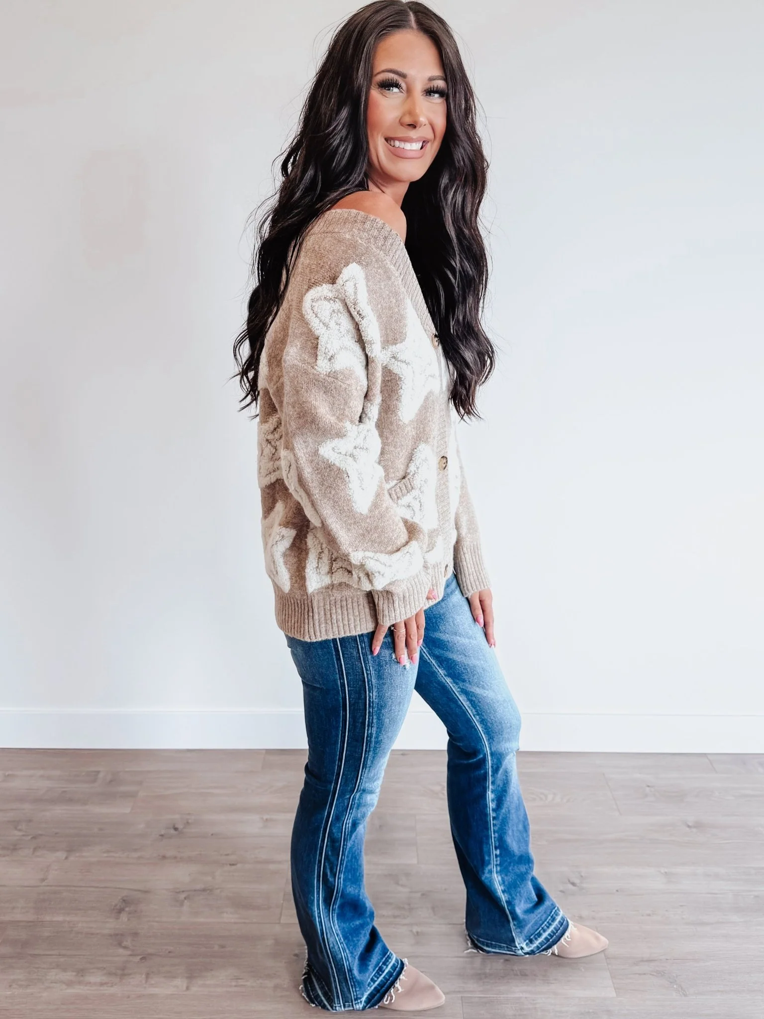 Sherpa Star Cardigan - Image 3