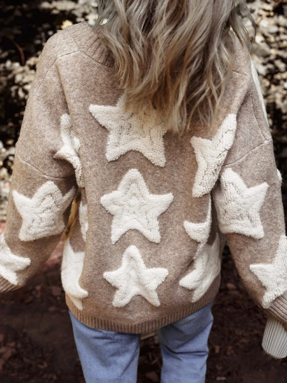 Sherpa Star Cardigan - Image 5