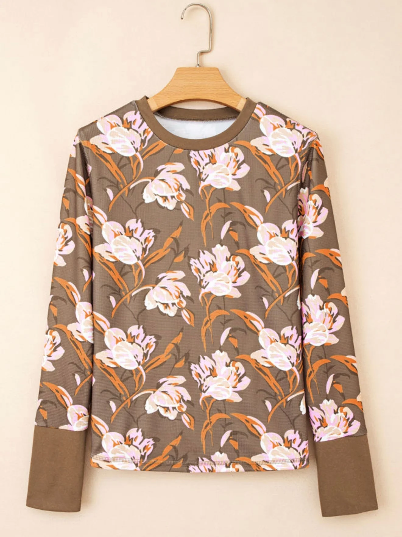 Lavender Fern Waffle Top - Image 5