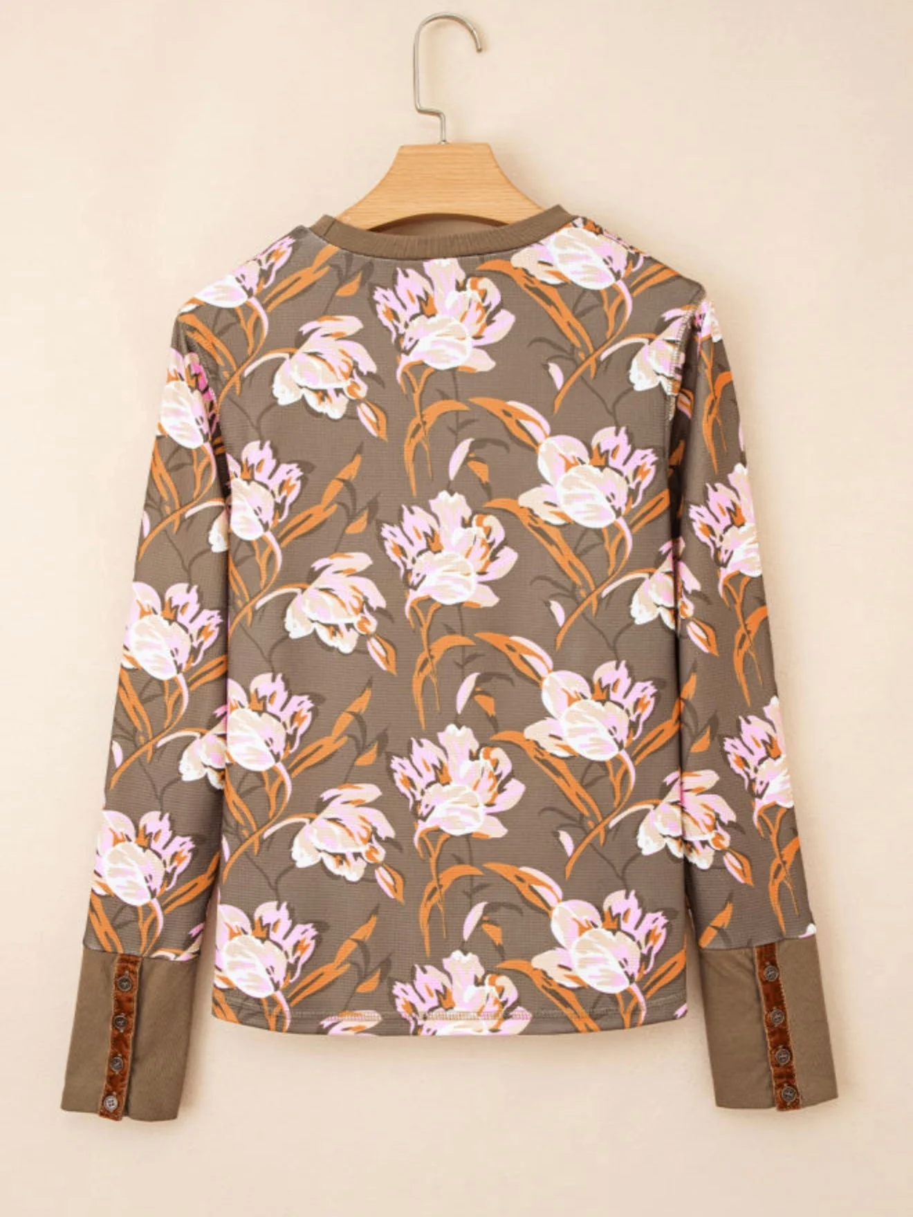 Lavender Fern Waffle Top - Image 6