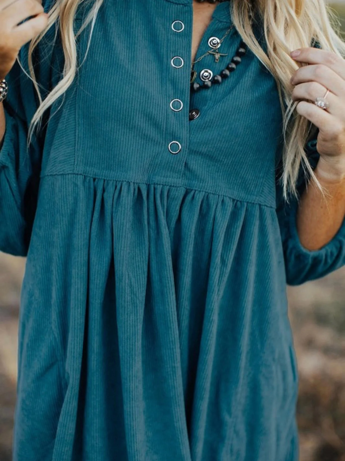 Prairie Breeze Babydoll Dress - Image 2