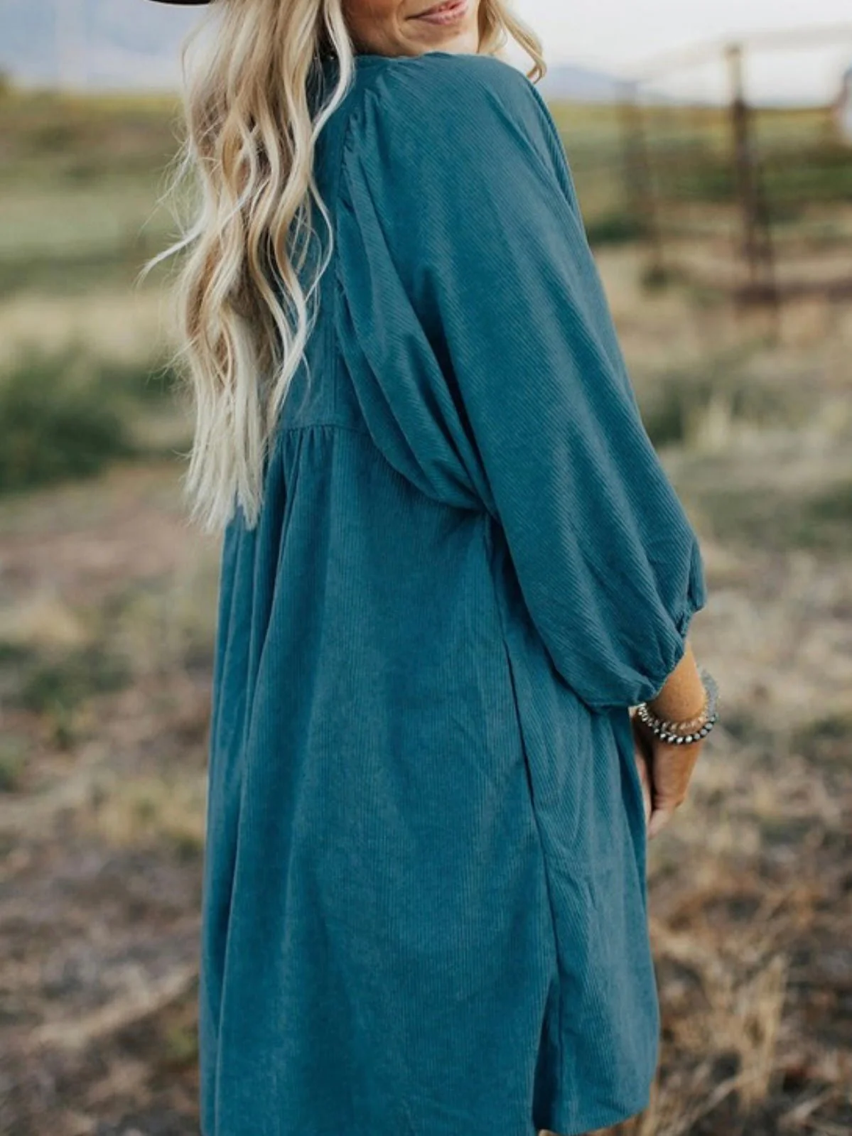 Prairie Breeze Babydoll Dress - Image 3