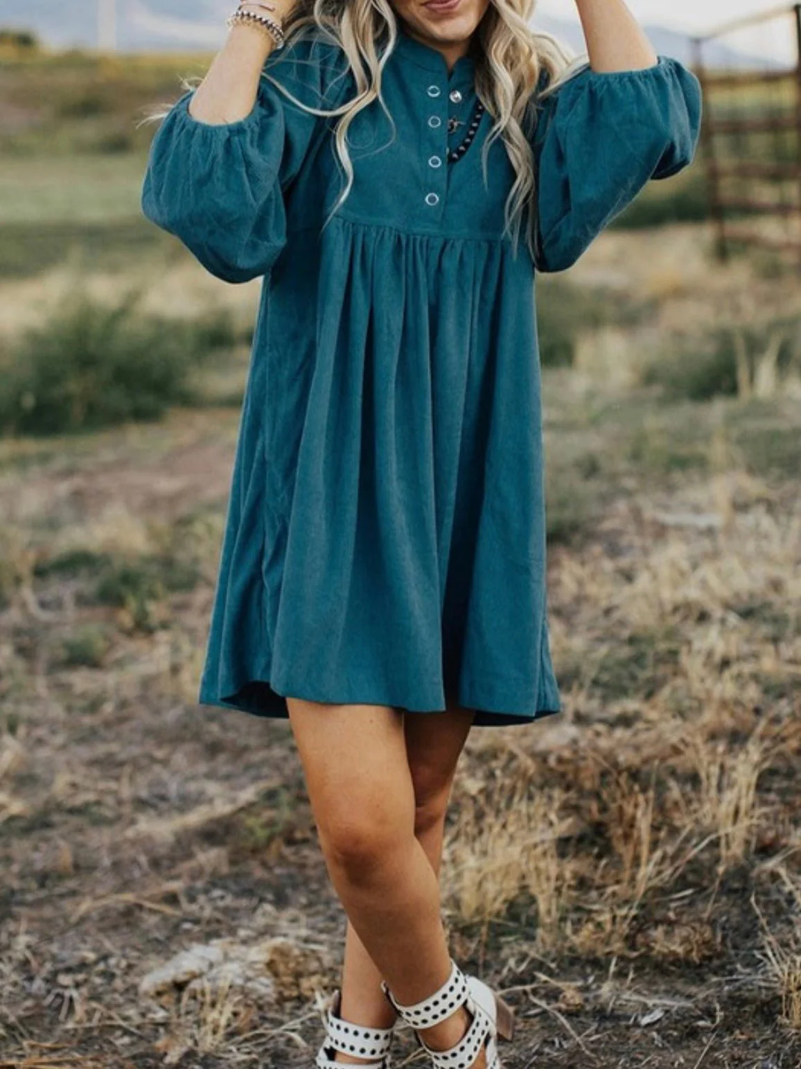 Prairie Breeze Babydoll Dress - Image 4