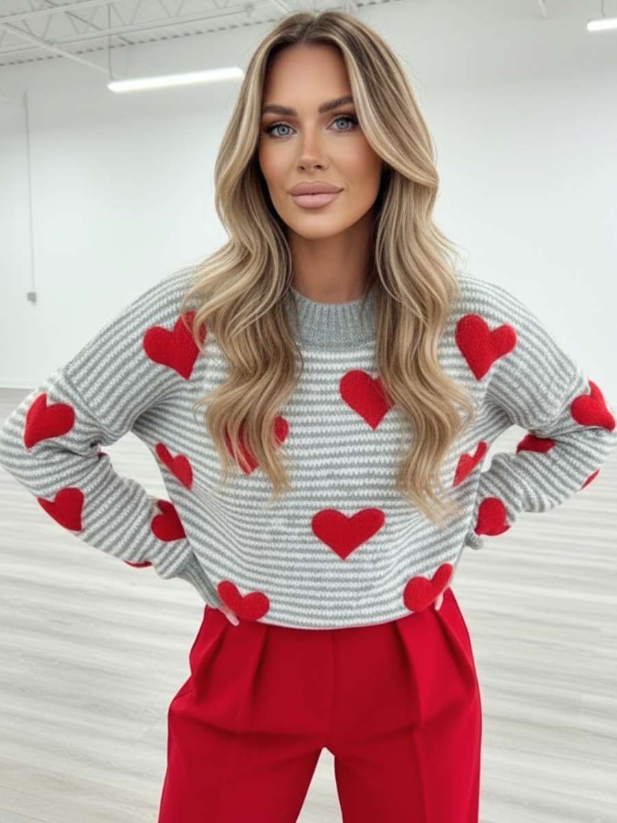 Love Notes Stripe Sweater - Image 2