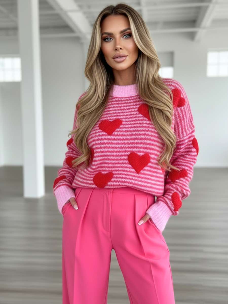 Love Notes Stripe Sweater - Image 4