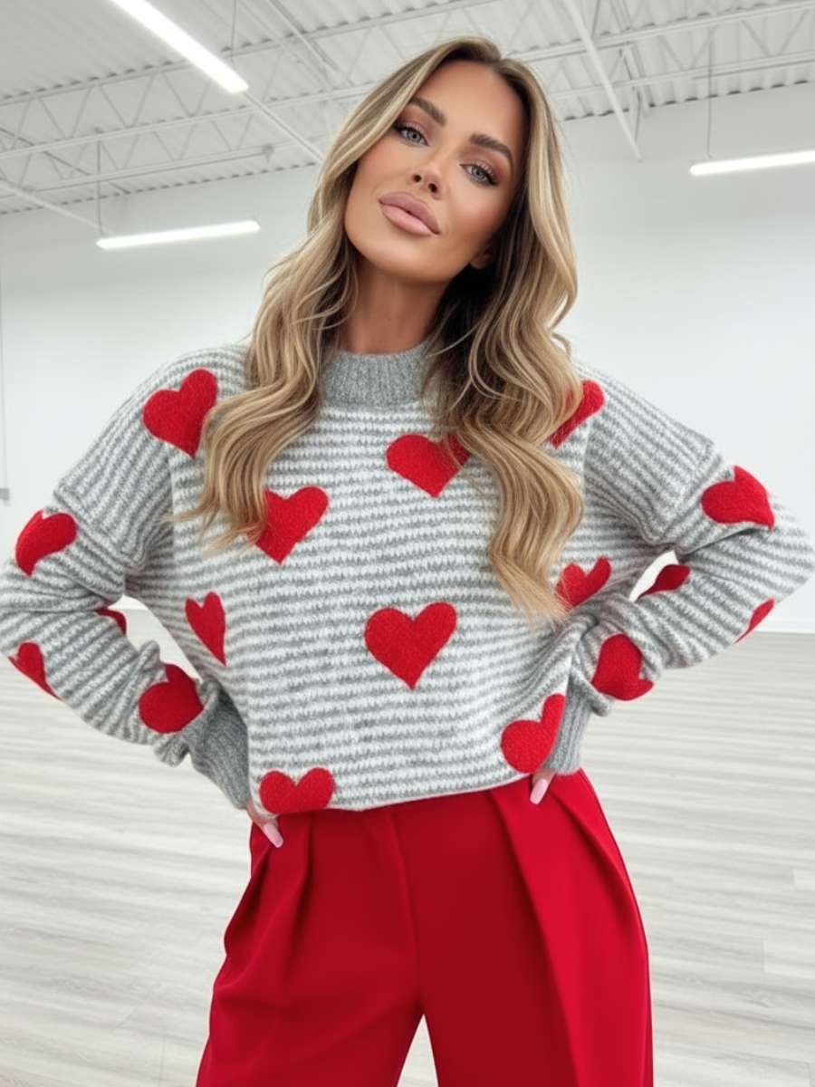 Love Notes Stripe Sweater - Image 6