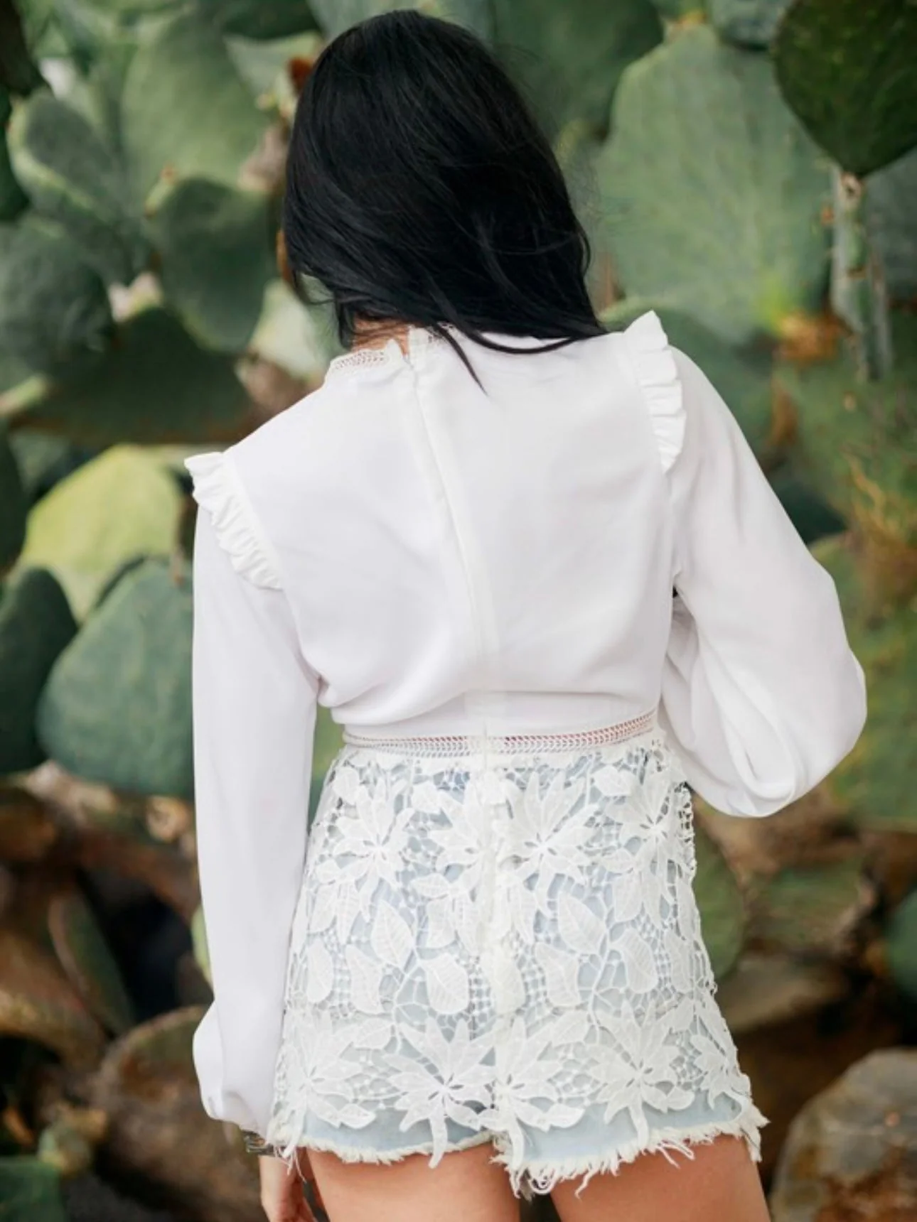 Meet In The Middle Lace Blouse - Image 5