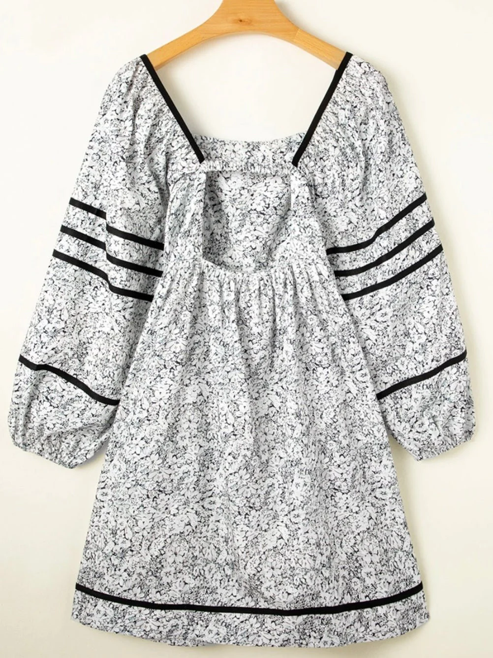 Midnight Bloom Open Back Dress - Image 7
