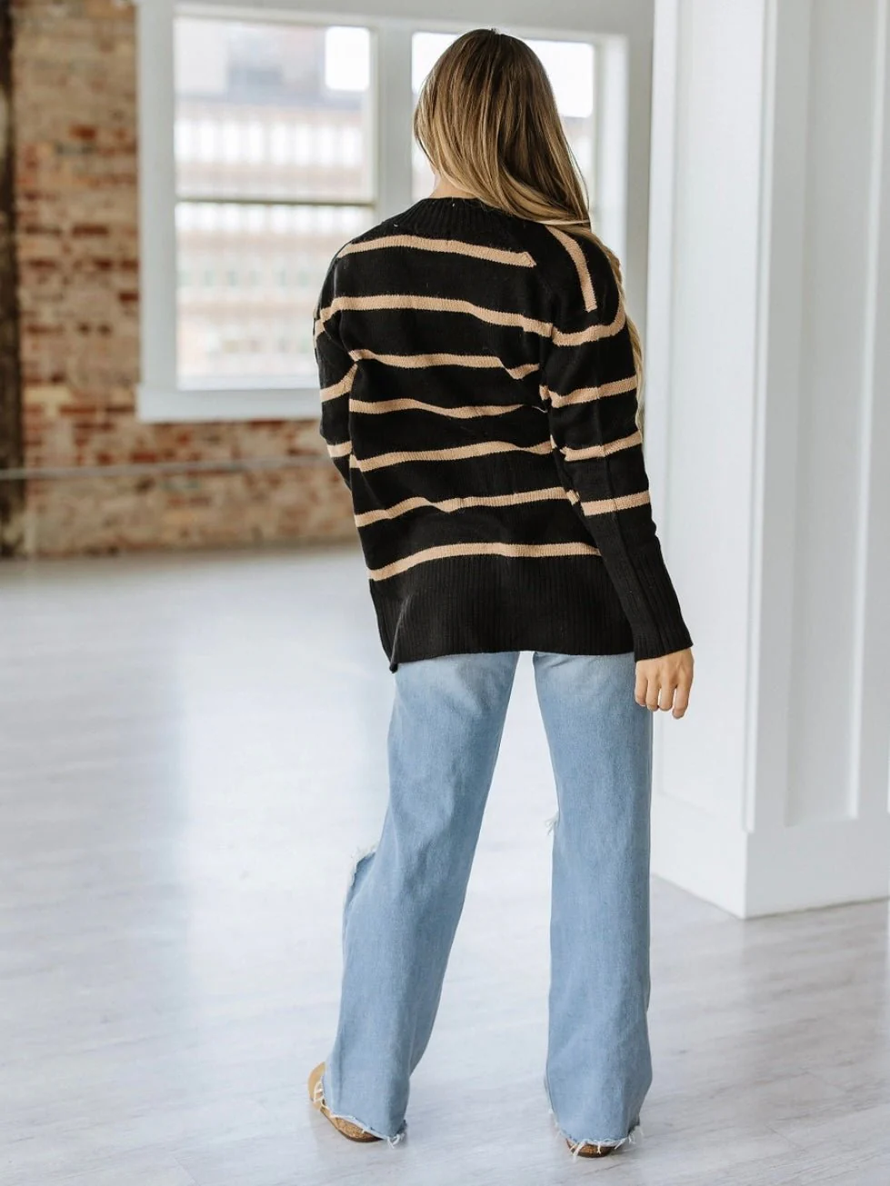 Midnight Stripe Cardigan - Image 4