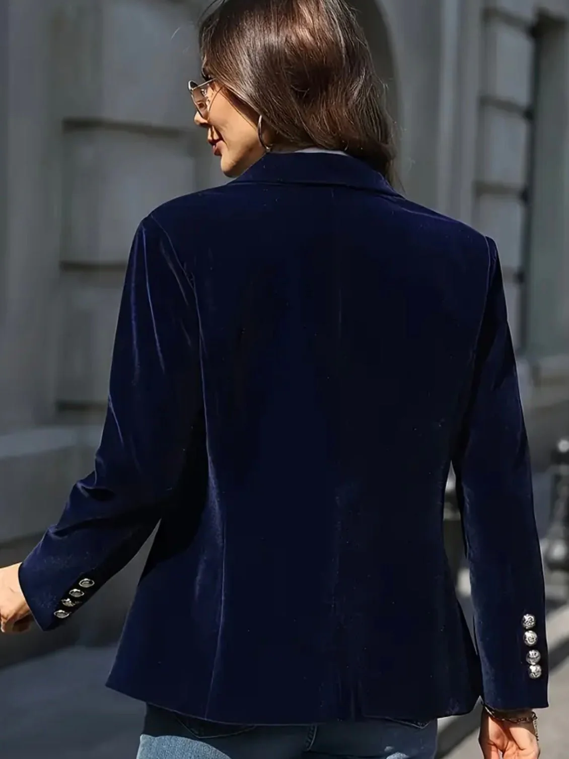 Midnight Velvet Blazer - Image 3