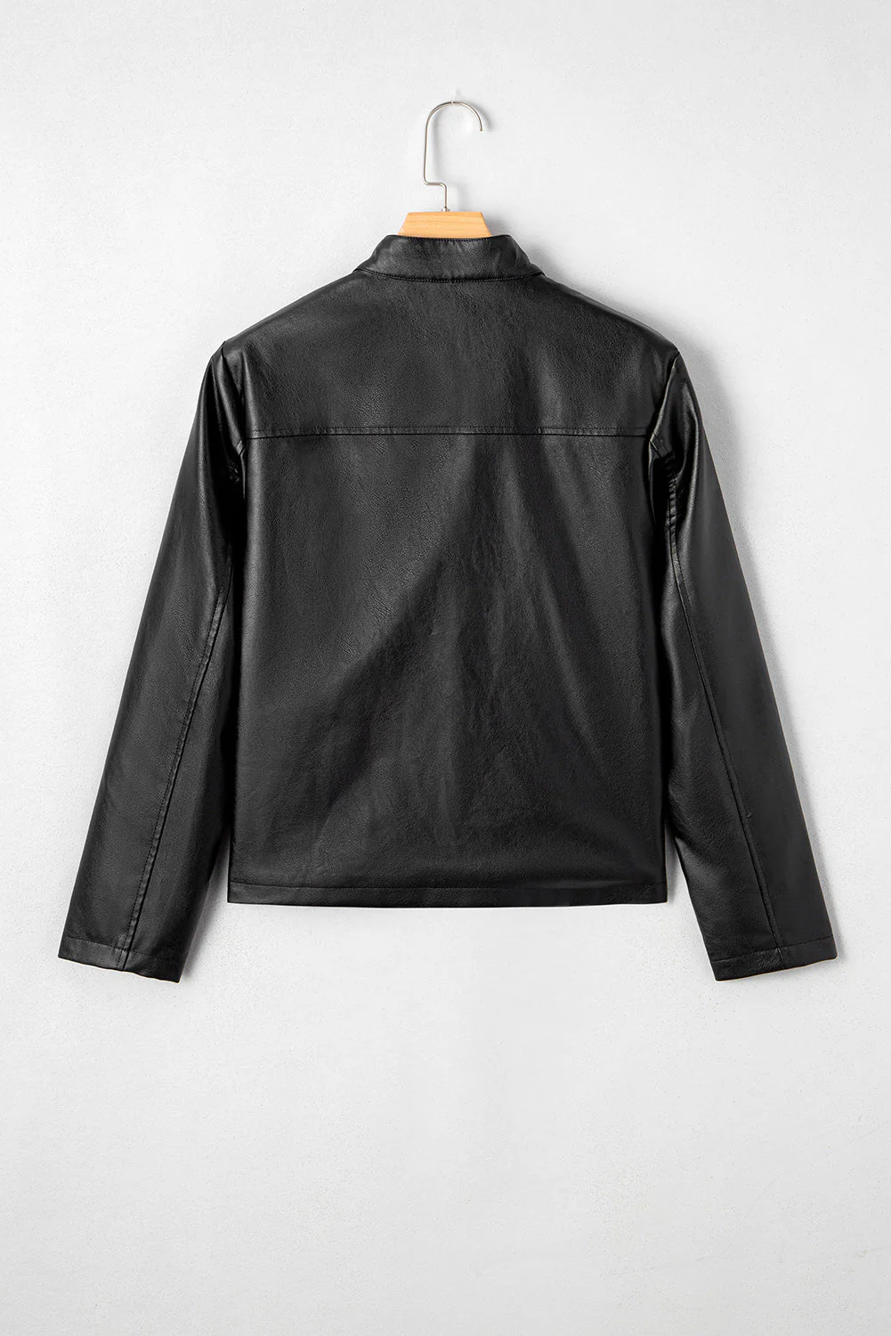 Modern Moto Faux Leather Jacket - Image 8
