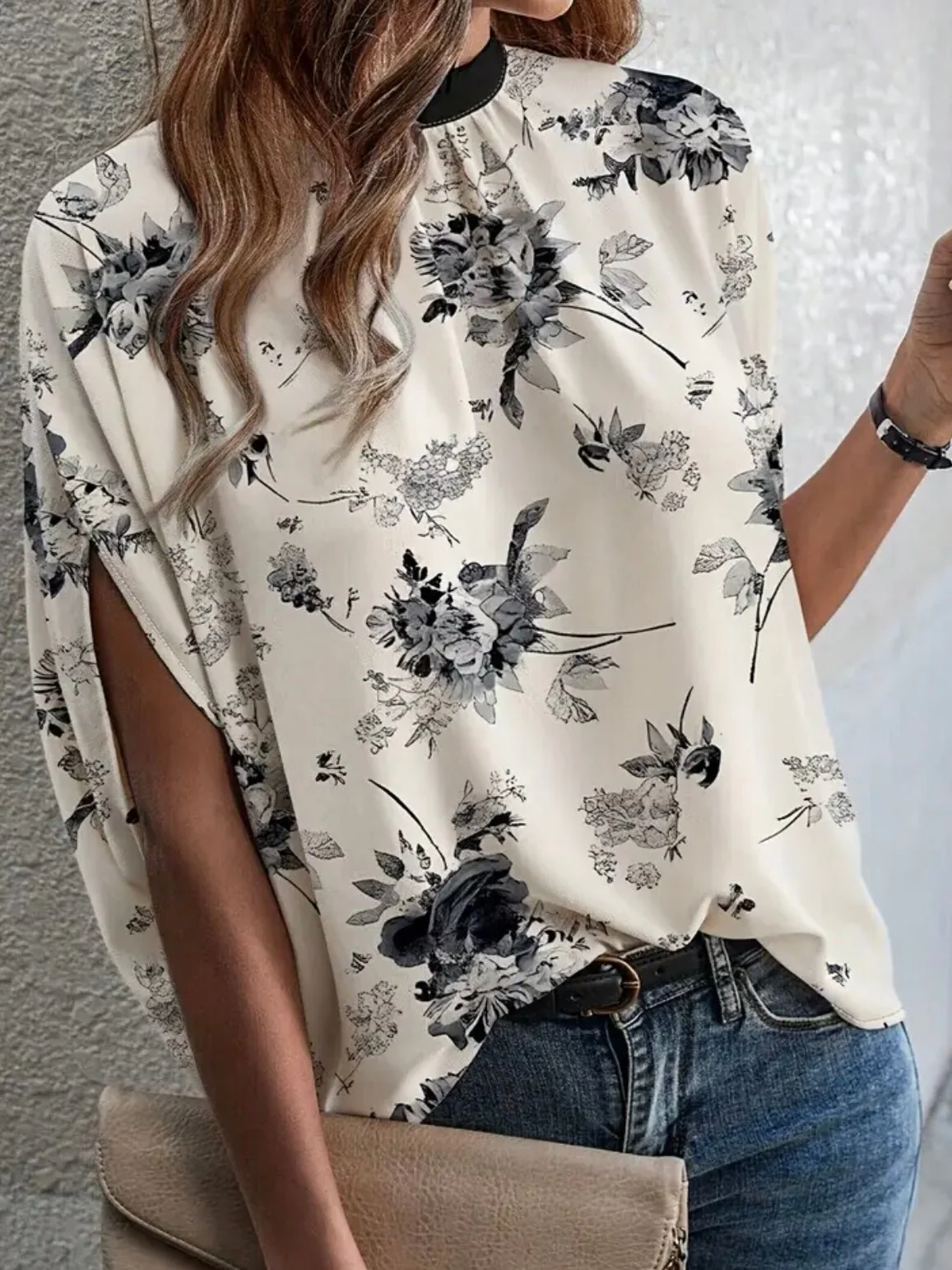 Monochrome Bloom Top - Image 3
