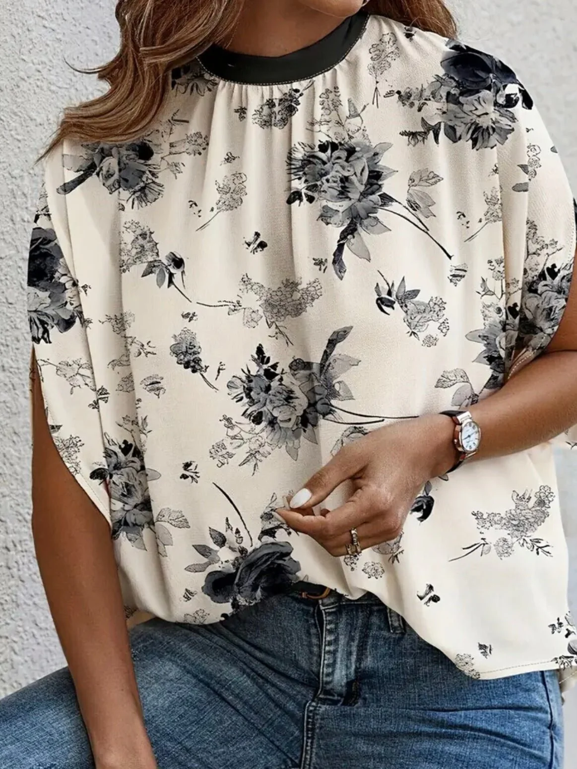 Monochrome Bloom Top - Image 4
