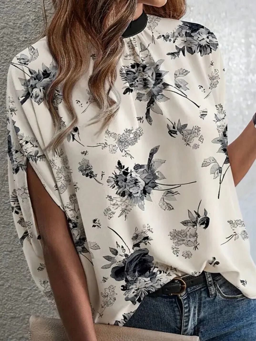 Monochrome Bloom Top - Image 6