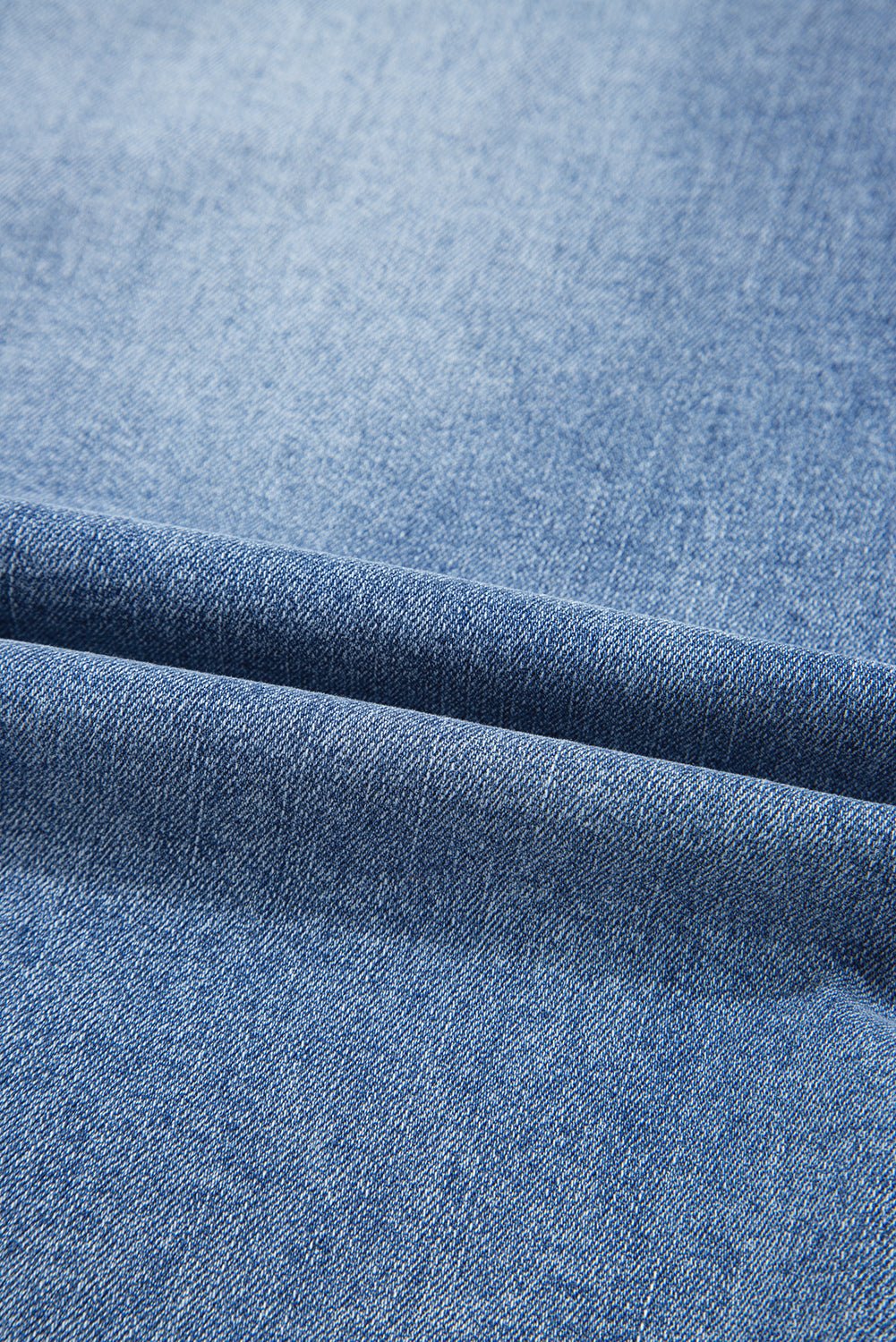 Desert Cut Denim Skirt - Image 9