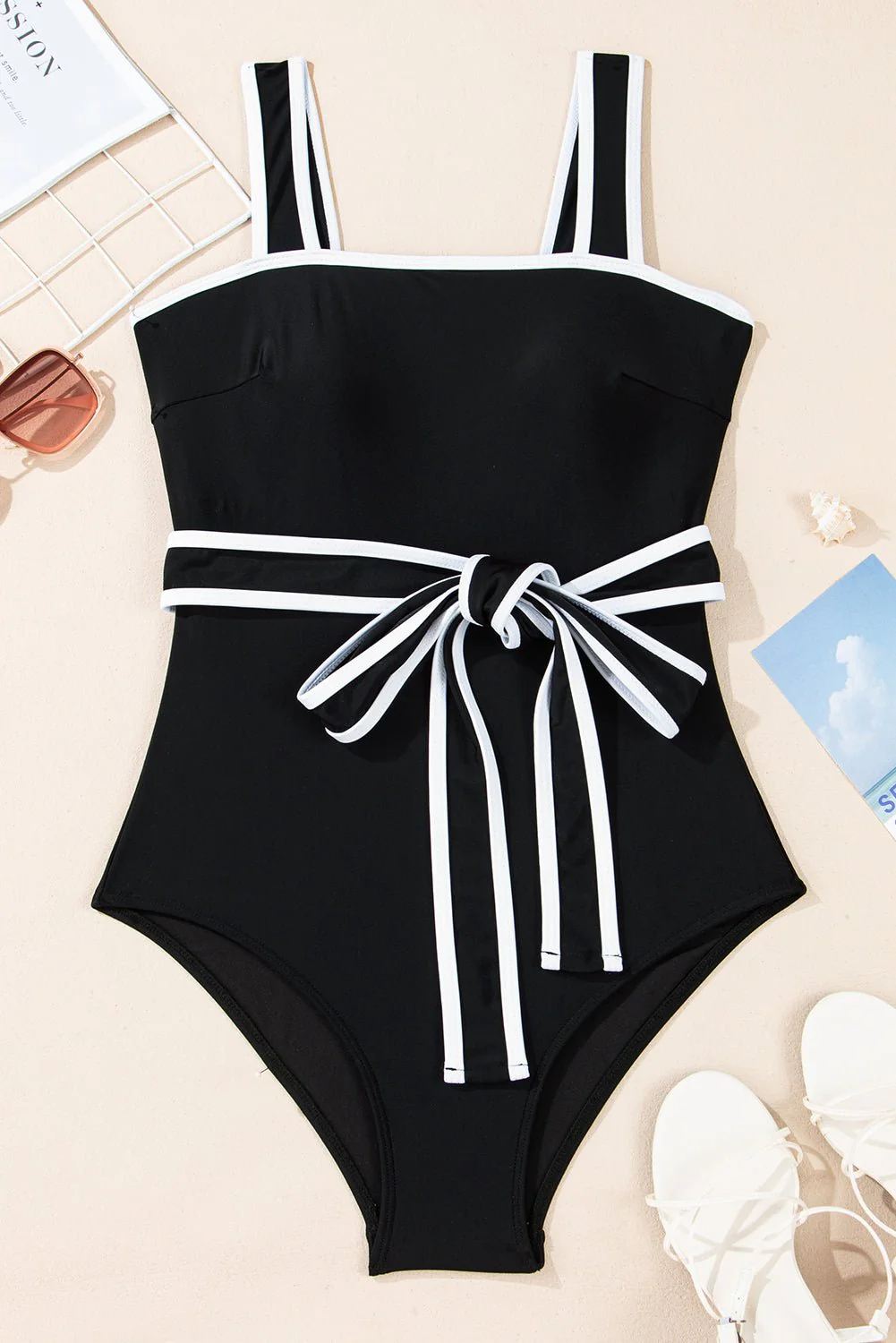 Noir + Ivory Swimsuit - Image 15