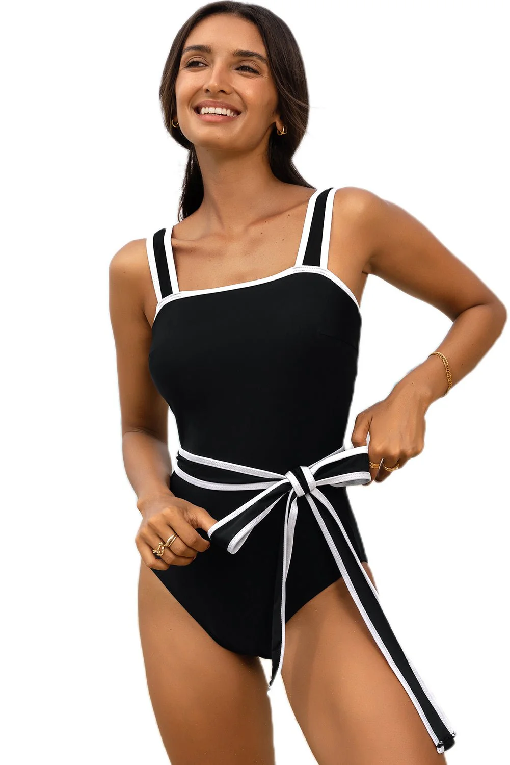 Noir + Ivory Swimsuit - Image 4