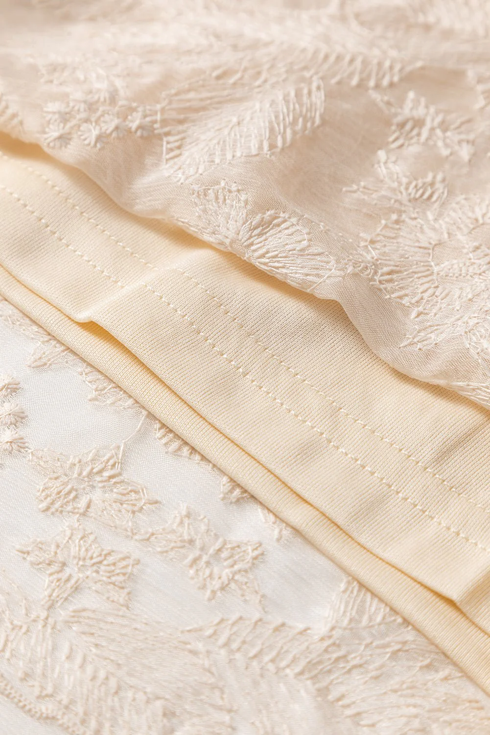Golden Meadow Embroidered Skirt - Image 4