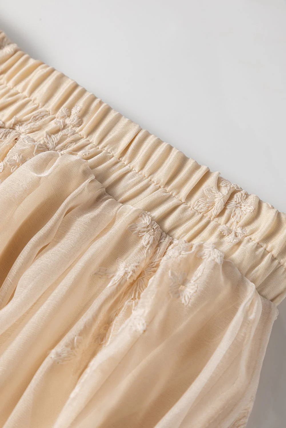 Golden Meadow Embroidered Skirt - Image 6