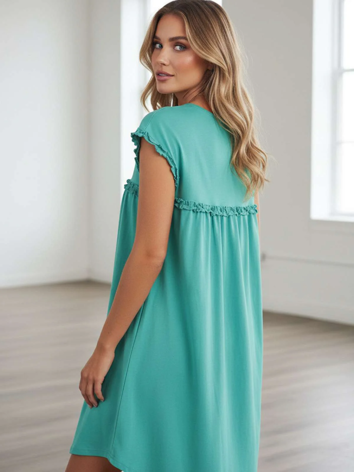 Soft Spoken Mini Dress - Image 14