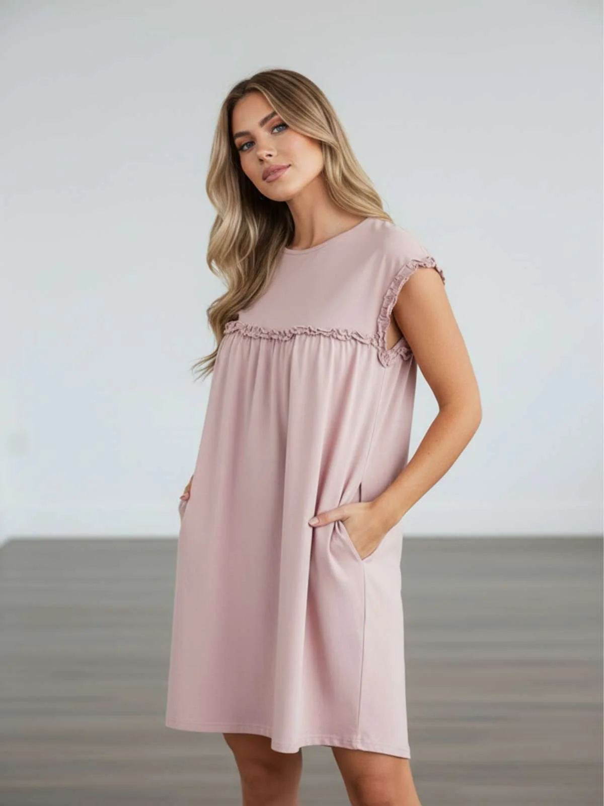 Soft Spoken Mini Dress - Image 3