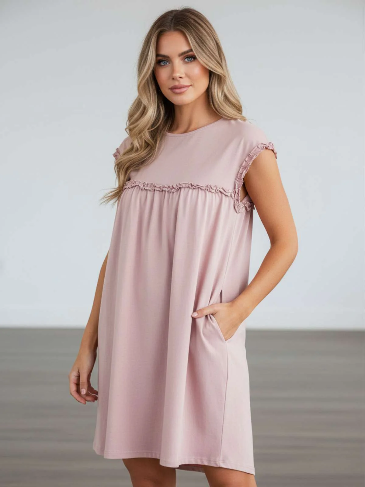 Soft Spoken Mini Dress - Image 4