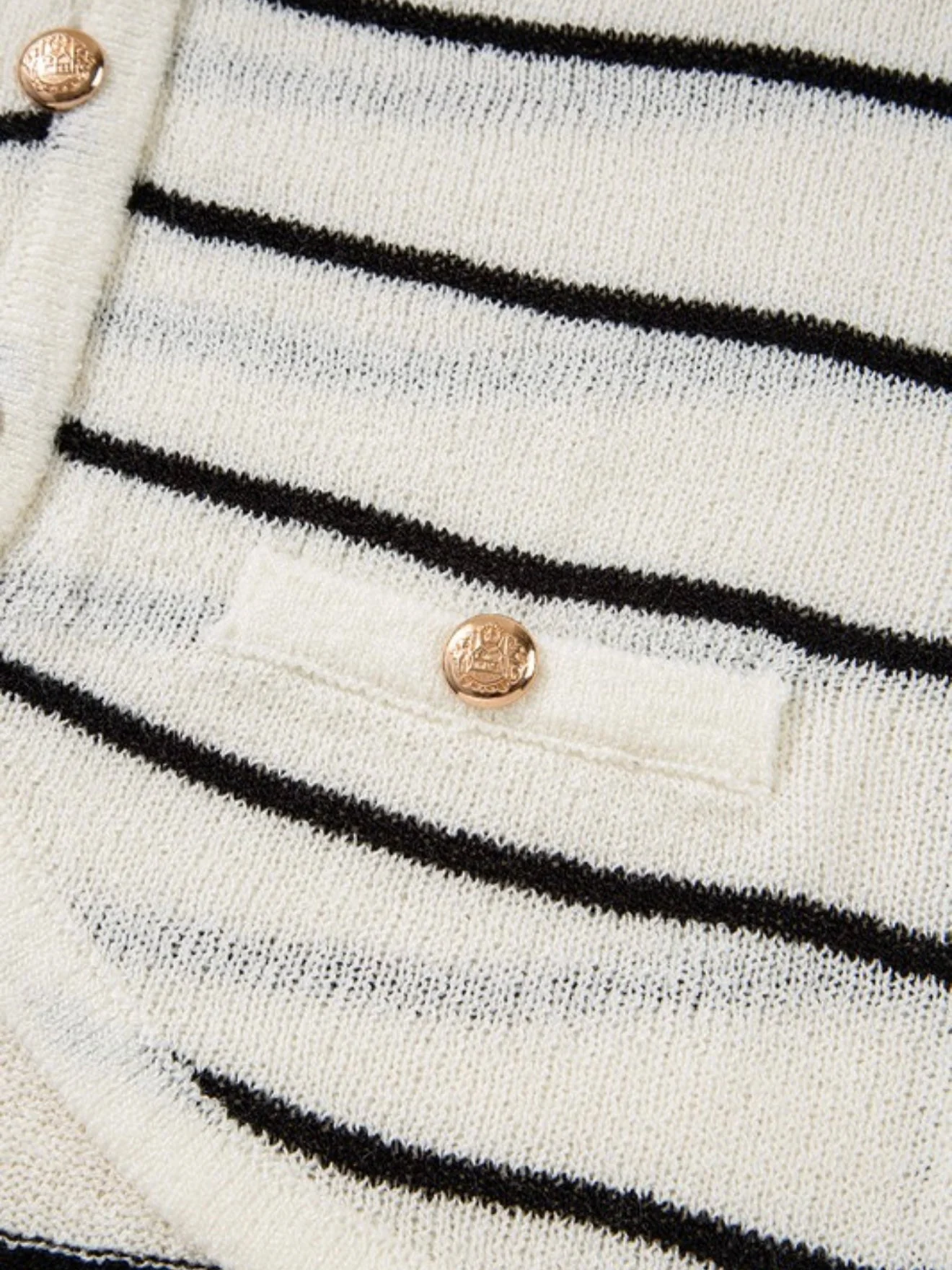 Parisian Stripe Knit Vest - Image 11
