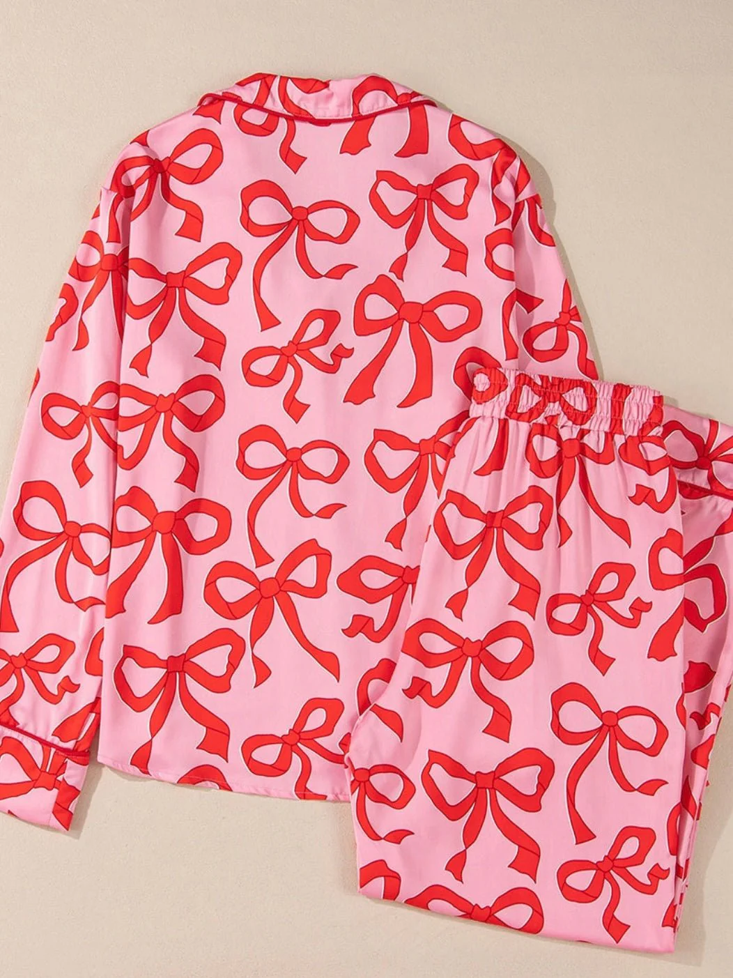 Blush & Bows Pajama Set - Image 9