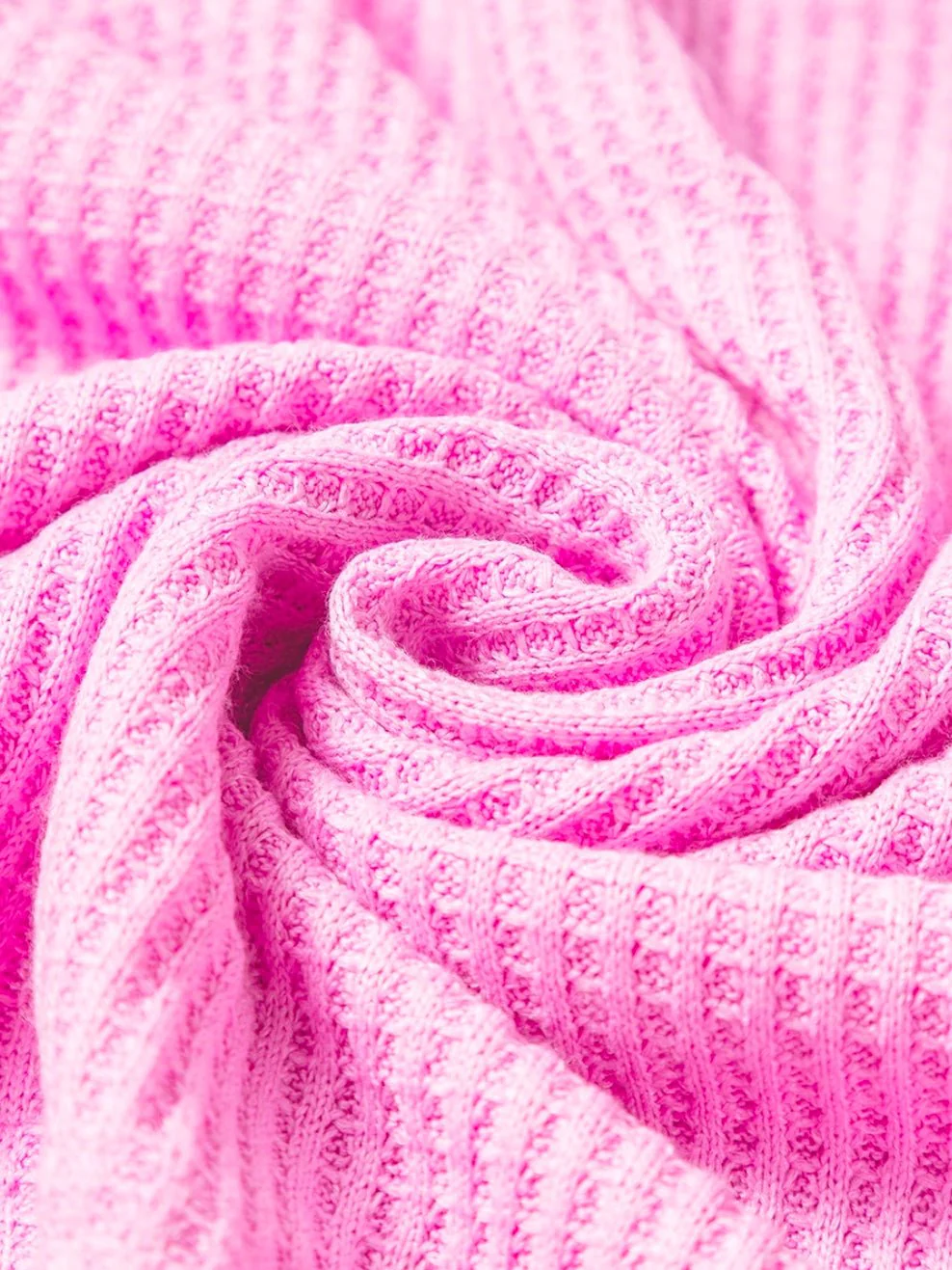 Pink Bliss Waffle Knit Top - Image 9