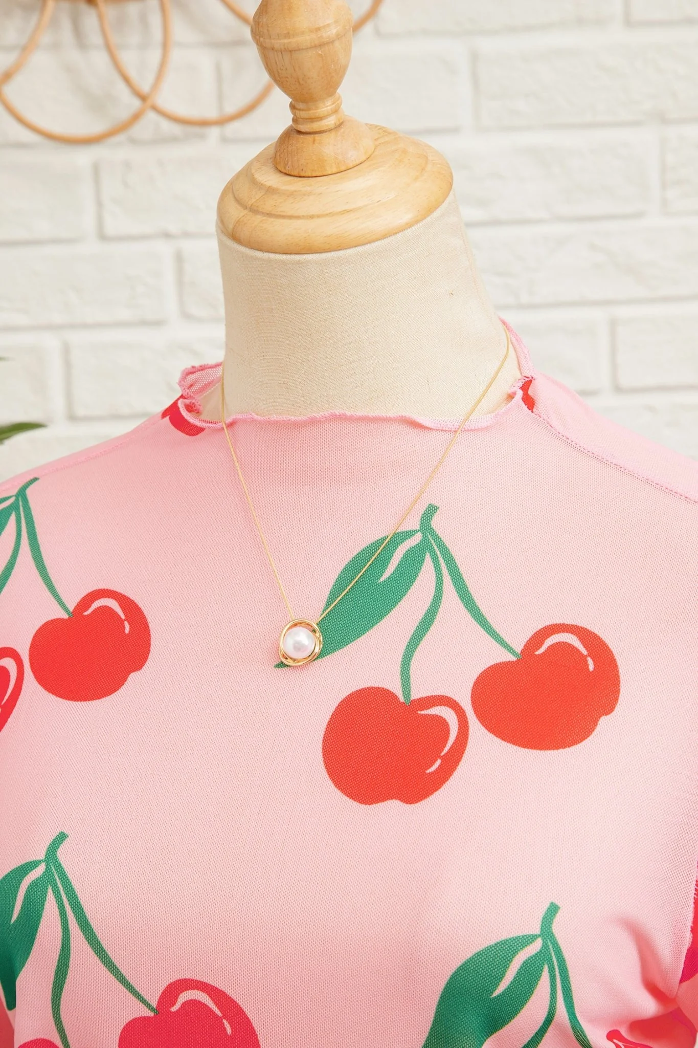 Cherry Crush Mesh Top - Image 5