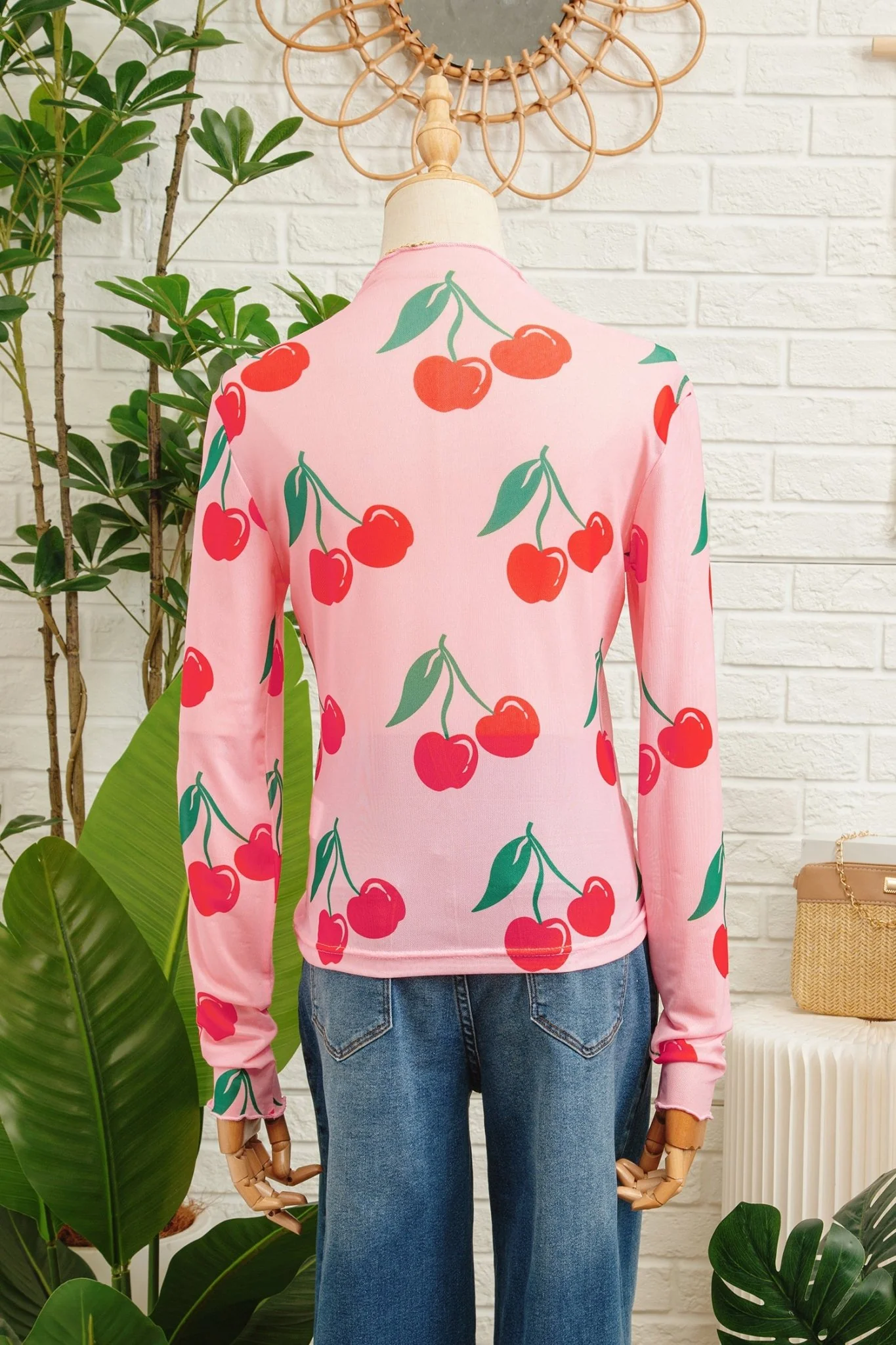Cherry Crush Mesh Top - Image 7